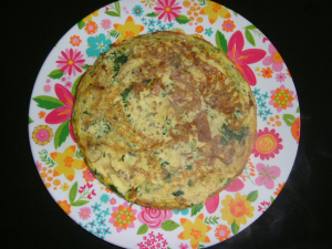 Frittata + Pea & Feta salad 005